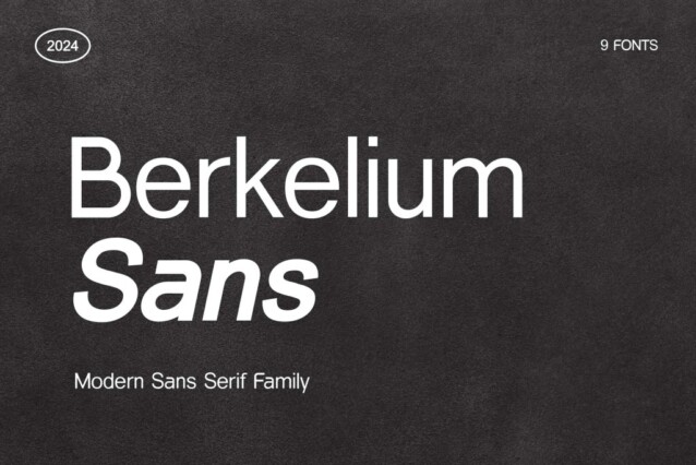 Berkelium Sans