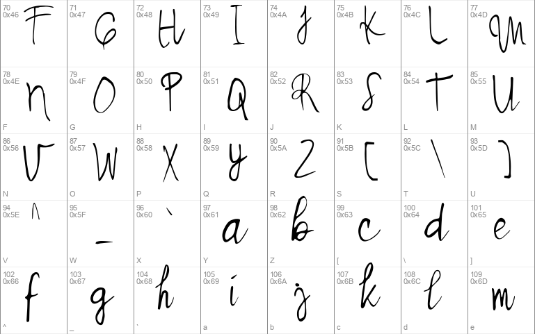 Bessie Demo Windows font - free for Personal