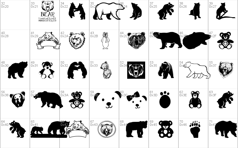 Bear Icons