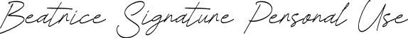 Beatrice Signature Personal Use