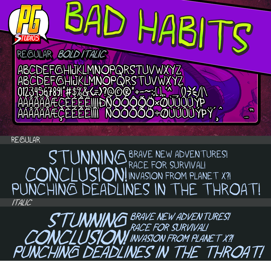 bad habits pg