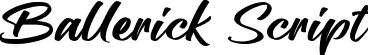 Ballerick Script