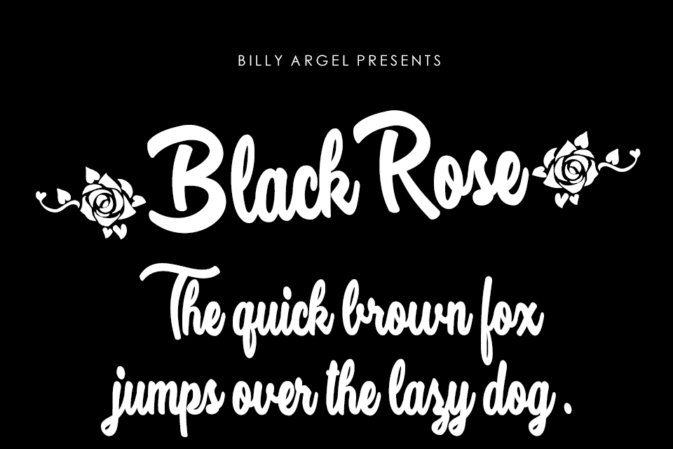 Black Rose Personal Use