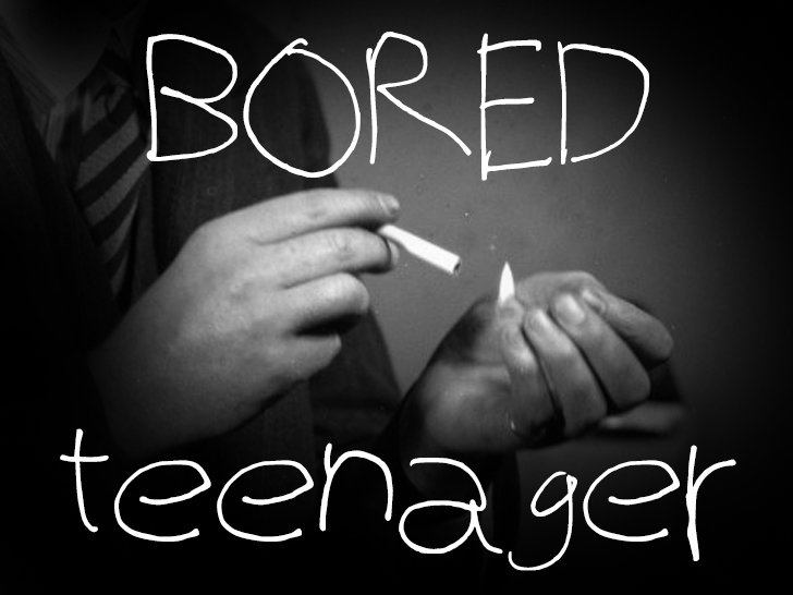 Bored Teenager