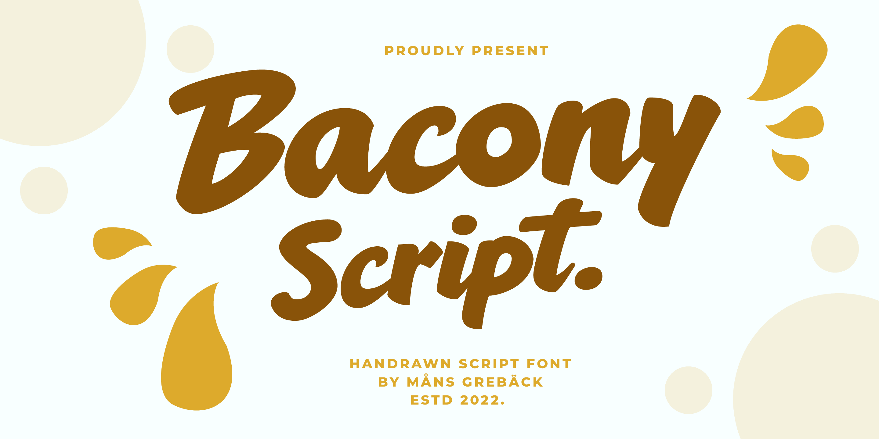 Bacony Script PERSONAL USE