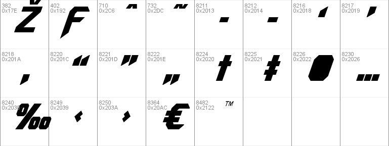 Borgsquad Condensed Italic