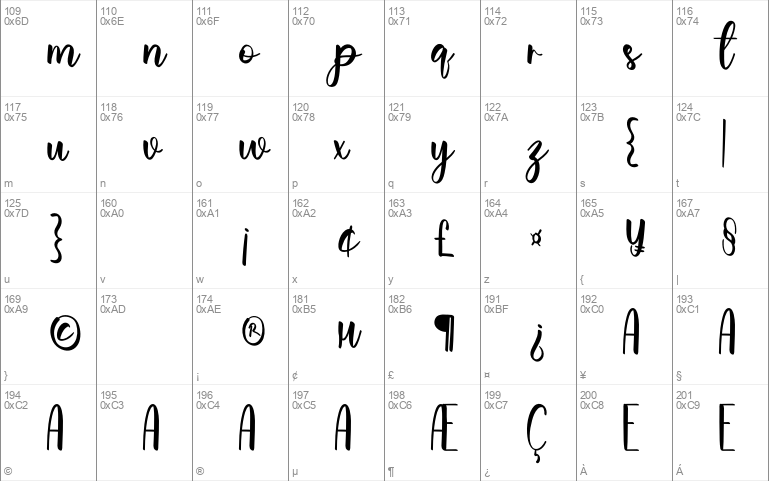 Baby Boho Windows font - free for Personal