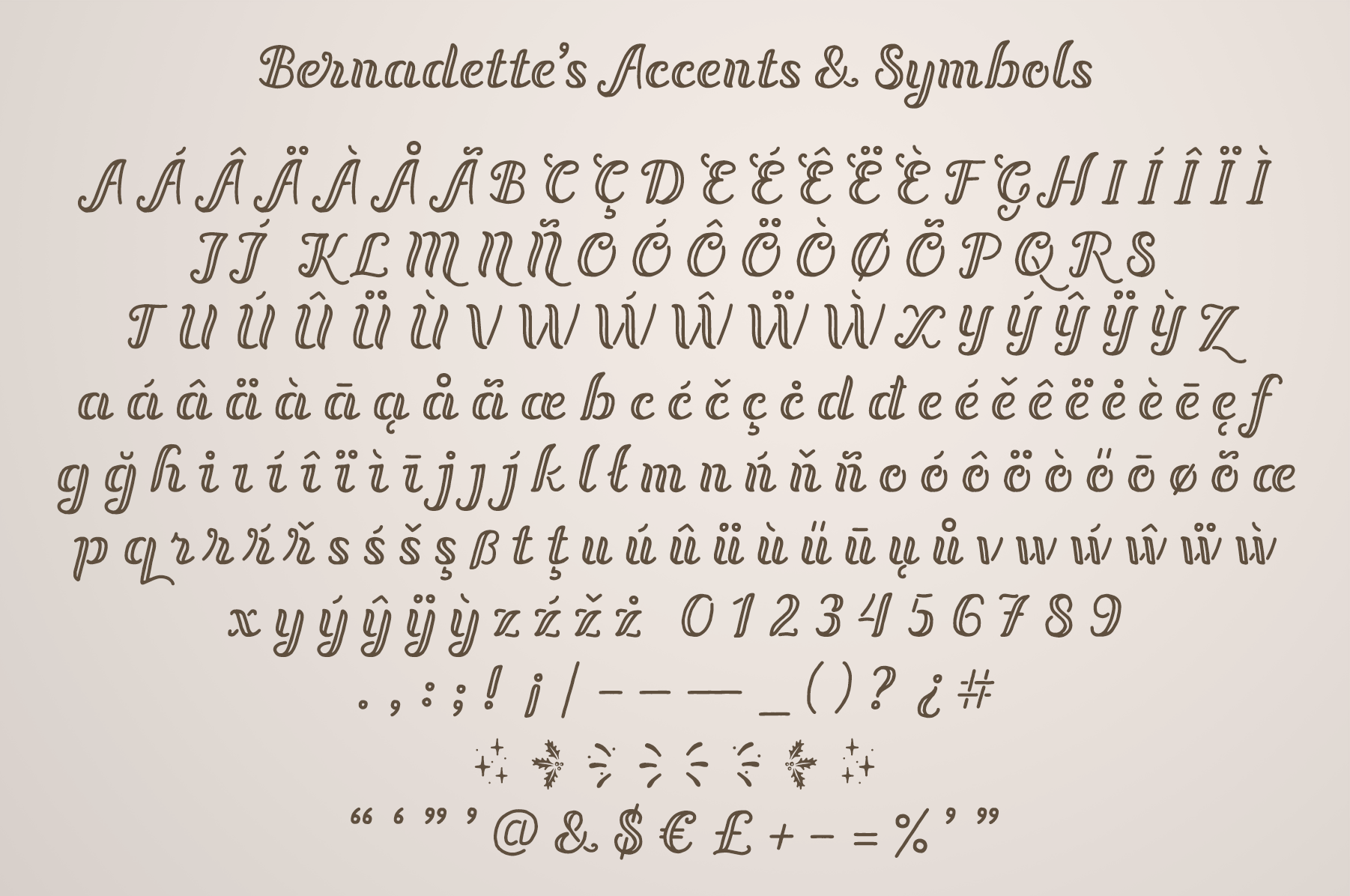 Bernadette Font Free For Personal