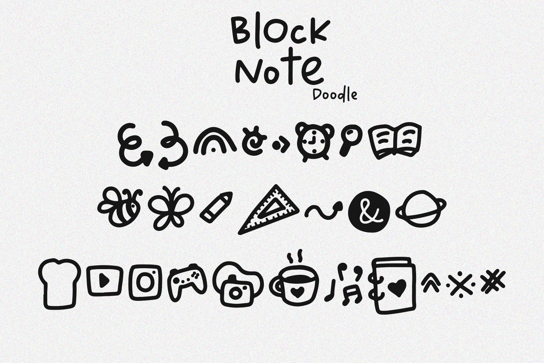 Block Note Doodle