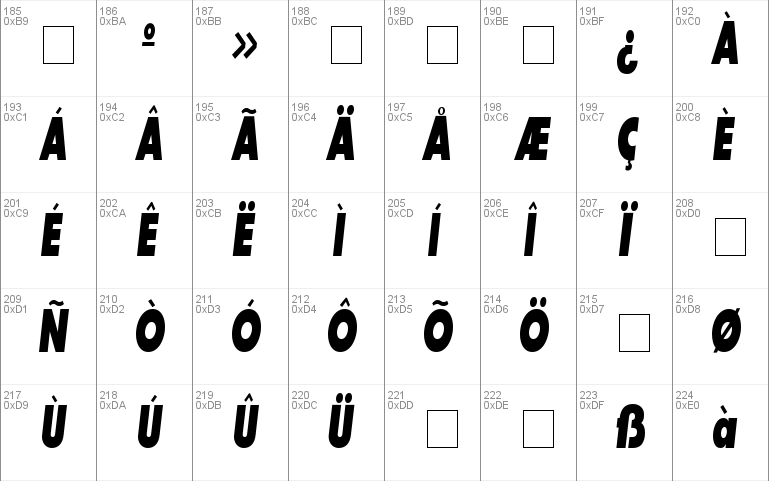 Bougan BlackCondensed SSi