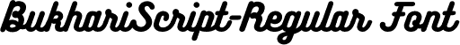 BukhariScript-Regular Font