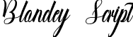 Blondey Script