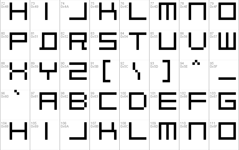 Block Out 2097 Font
