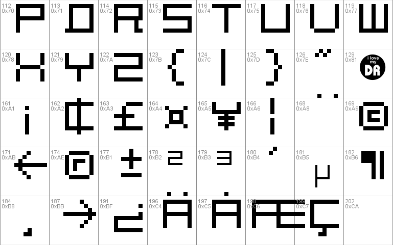 Block Out 2097 Font