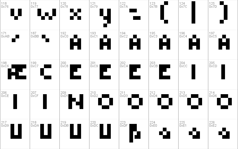 BM_Pixel Font