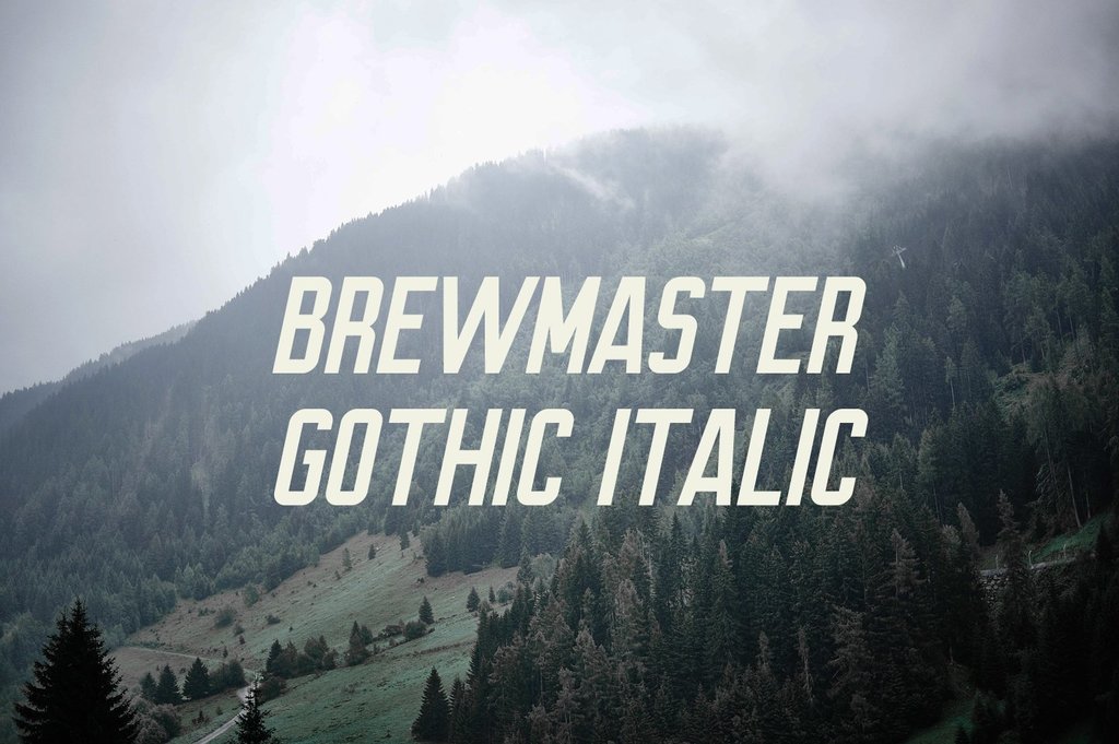 Brewmaster Gothic Round firm