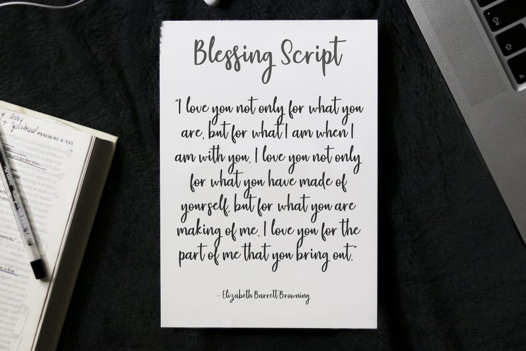 Blessing Script