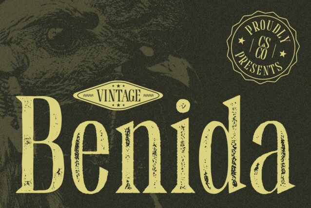 Benida Vintage Demo Stamp
