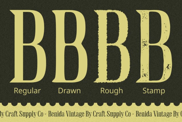 Benida Vintage Demo Stamp