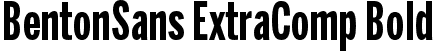 BentonSans ExtraComp Bold