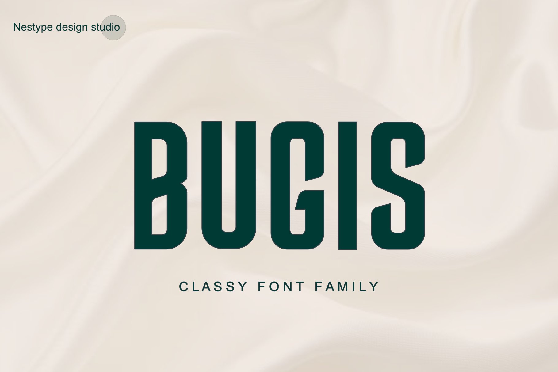 Bugis Classy Modern Font