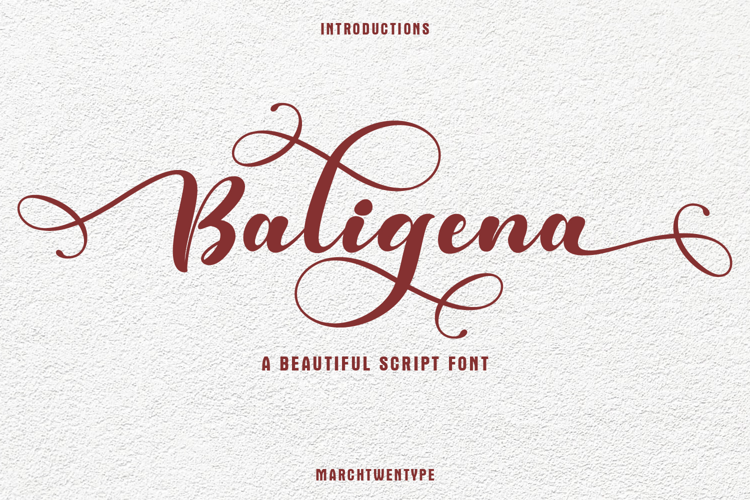 Baligena (Demo Font)