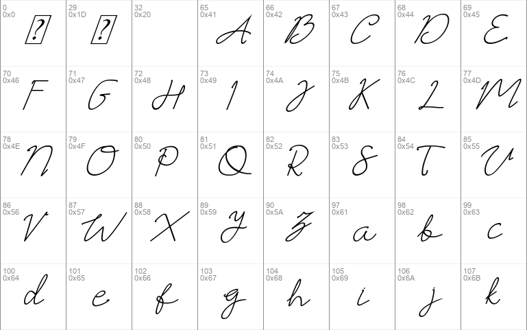 Best Signature Font Windows font - free for Personal