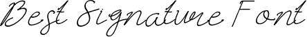 Best Signature Font