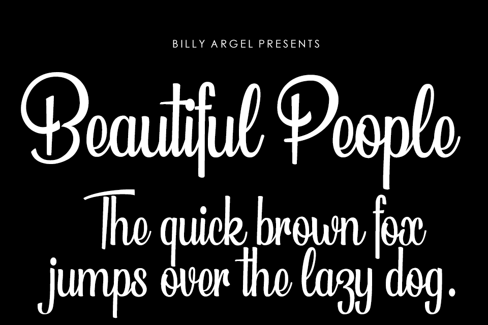 Beautiful People Personal Use