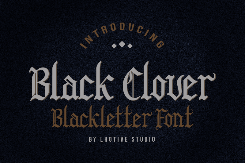 Black Clover Font