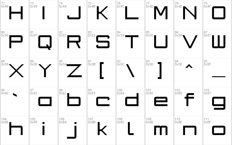 ff qtype square free font