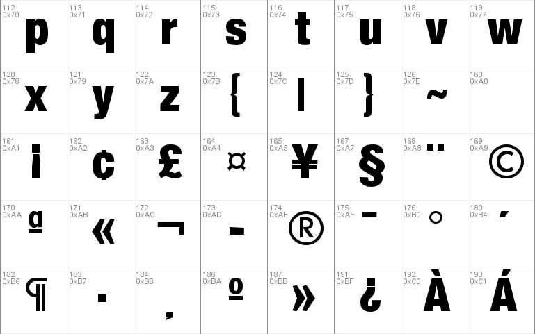 Basic Sans Heavy SF