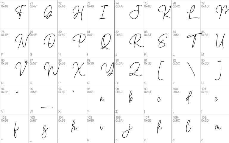 Bella Signature Windows font - free for Personal