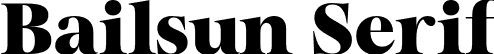 Bailsun Serif