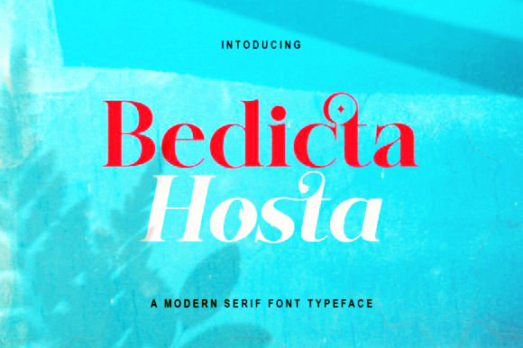 Bedicta Hosta Italic