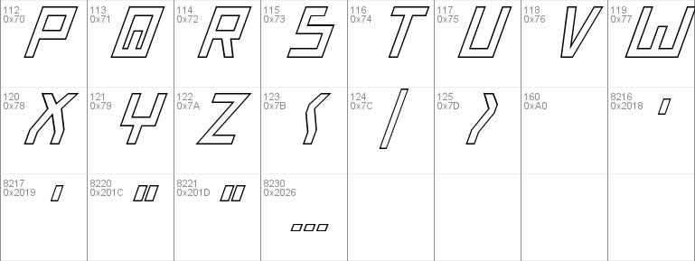 Bionic Type Out Italic