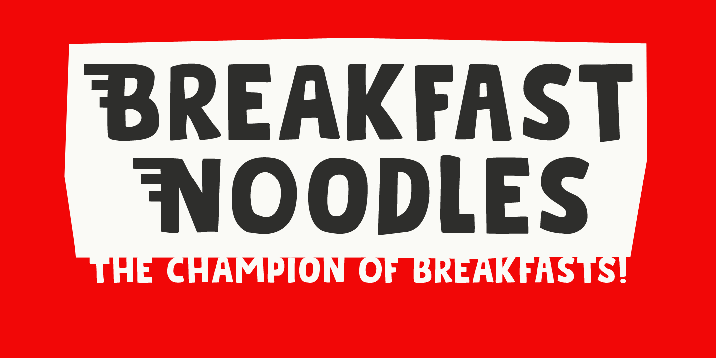 Breakfast Noodles DEMO