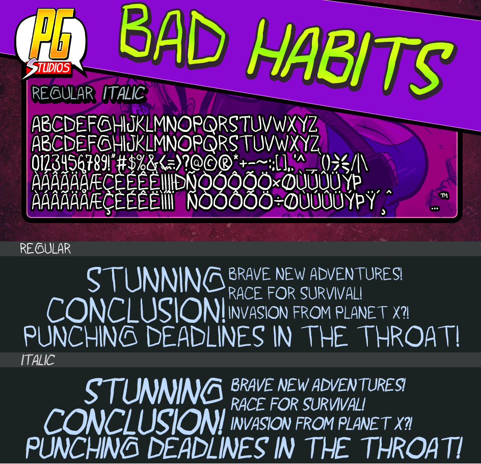 bad habits pg