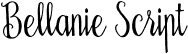 Bellanie Script