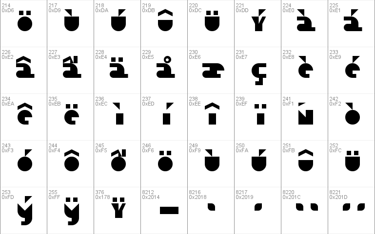 Blocky Stamps