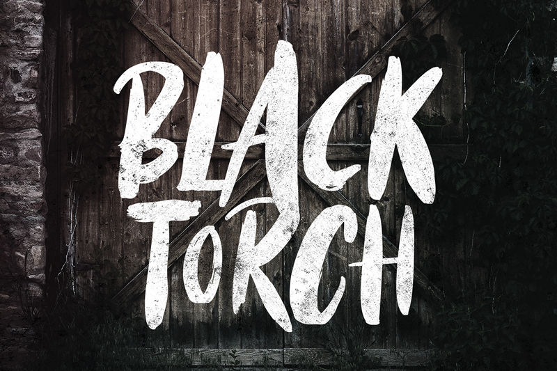 Black Torch Font Free For Personal