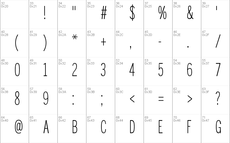 BentonSans ExtraComp Light