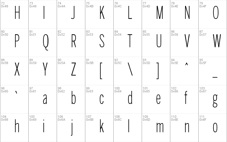 BentonSans ExtraComp Light