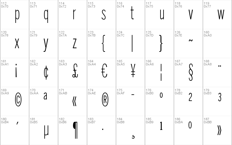 BentonSans ExtraComp Light