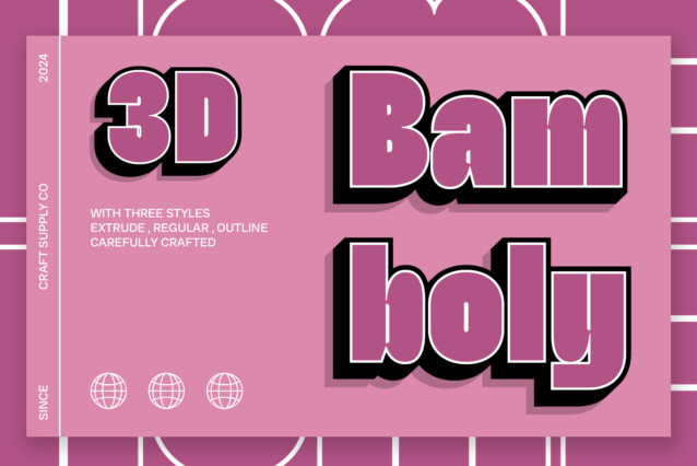 Bamboly Extrude Right Demo