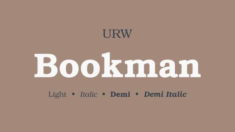 URW Bookman