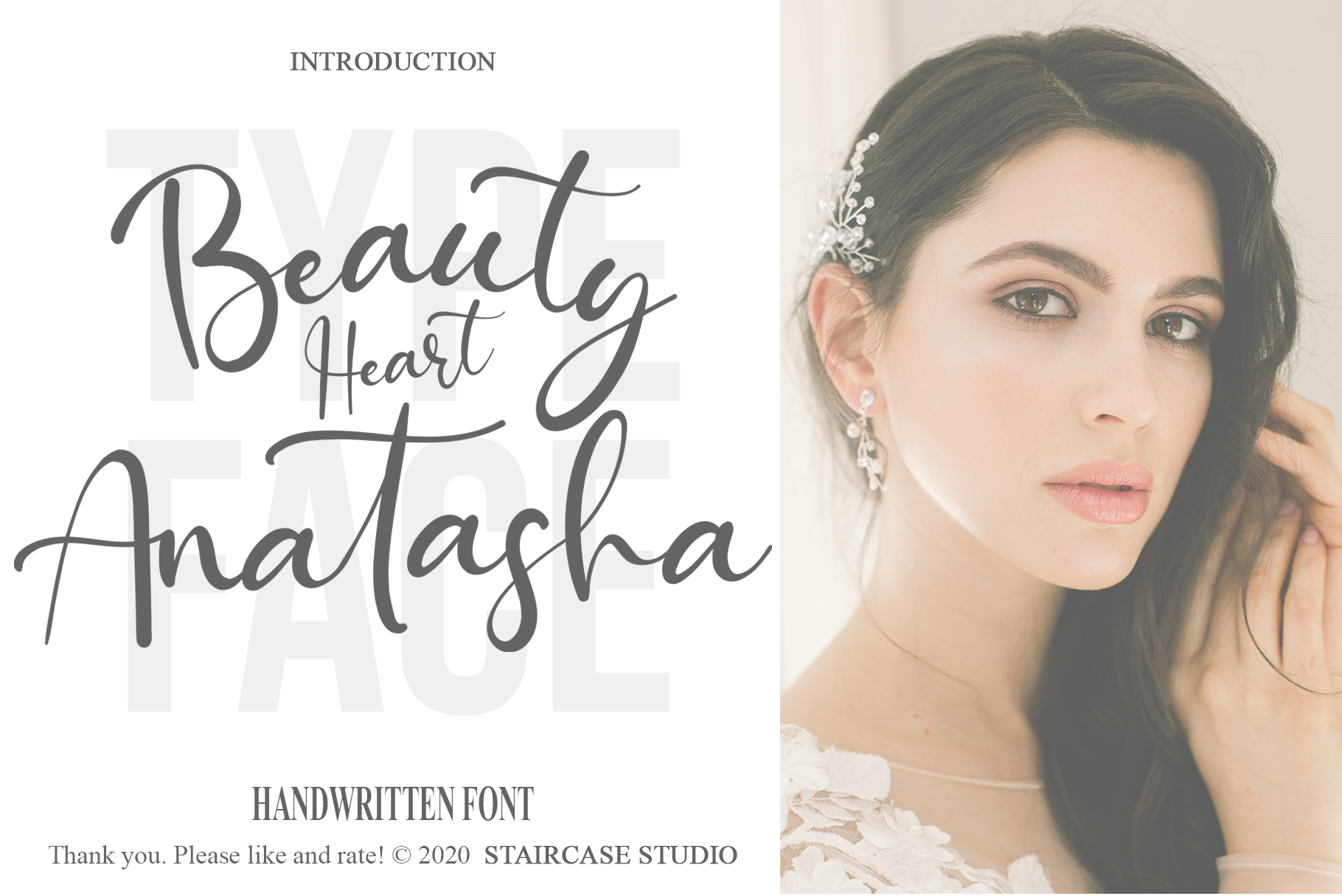 Beauty Heart Anatasha Italic