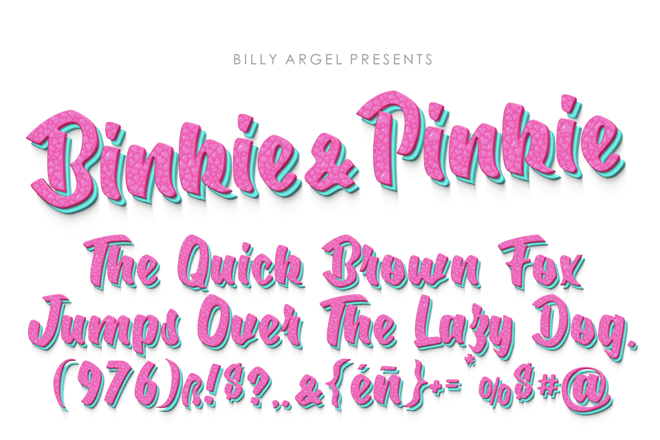 Binkie & Pinkie Personal Use