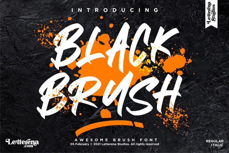 BLACK BRUSH