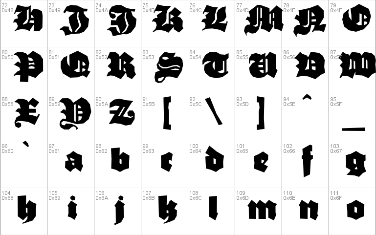 Barbarian Windows font - free for Personal